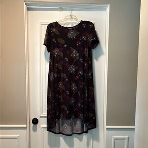 Lularoe floral high/low navy dress